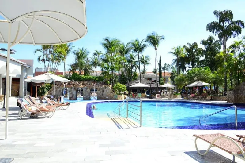Área de lazer do Privé Thermas Hotel