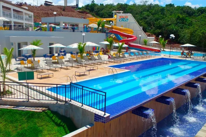 Área de lazer do Resort do Lago
