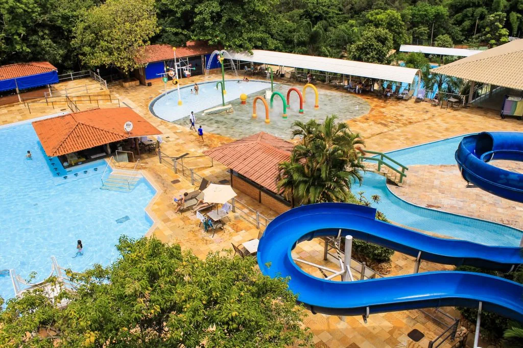 Área de lazer do Thermas diRoma